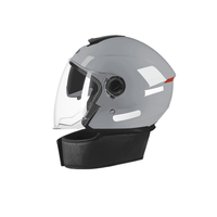 Demi-casque de moto d'inspiration vintage, matériau ABS à fort impact certifié DOT, visage ouvert pour vélos classiques
