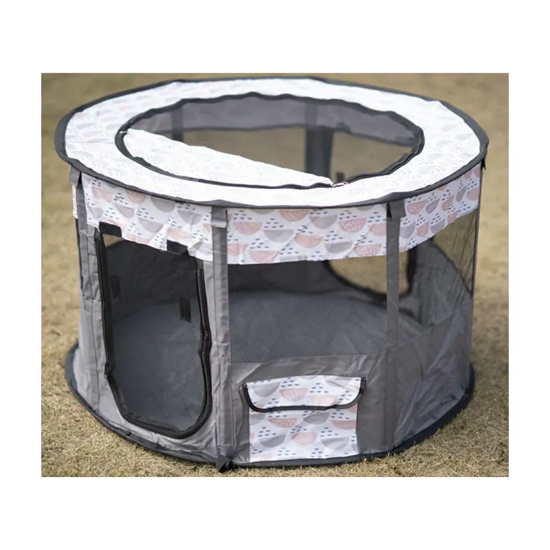 Hot Selling Big Size Portable Breathable Removable Roll Up Shade Cover Pet Tent For Dogs Cats