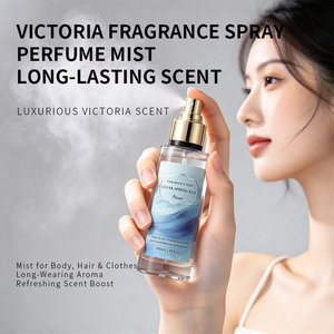 Nuevo Diseño de Perfume <span class=keywords><strong>Victoria</strong></span> en Spray, Fragancia con Brillo, Etiqueta Privada, Bruma Corporal Natural para Mujer - Product Image 3