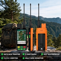 Système de suivi GPS intégré pour chiens ESEEK avec interconnexion collier-portable (IMEI) + support de charge 20 unités - Kits d'usine IP68