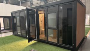 Casa Contenedor Prefabricada de Lujo con Paredes de Cristal, 20ft 40ft, Edificio Modular con Máxima Luz Natural y Diseño Abierto para Resort o Casa de Vacaciones - Product Image 4