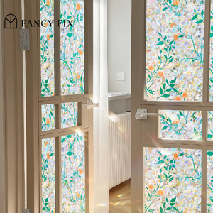 <span class=keywords><strong>Arc</strong></span>-<span class=keywords><strong>en</strong></span>-<span class=keywords><strong>ciel</strong></span> Neroli 45x200CM Fenêtre Fleur Motif PVC Statique Cling Stickers Non Adhésif pour Appartement Salon Décor - Product Image 4