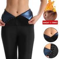 Nouveau design Pantalon amincissant taille haute pour la perte de poids avec logo, Gaine amincissante transformable