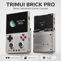 Console de jeu portable TRIMUI Brick Pro 3,96 pouces IPS Linux avec WiFi, double joystick, lecteur de jeux rétro portable