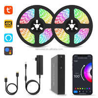 Tv éclairage de fond 12V numérique rgb Smart Ambient Light sync box 60leds/mwaterproof Strip pour l'éclairage ambiant