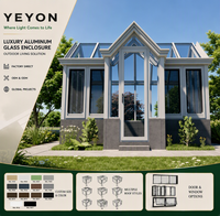 Yeyon 2026 OEM - Ventanas de Techo Inclinado Prefabricadas con Vidrio Aislante, Modernas Ventanas de Techo para Villas, Soláriums Exteriores, Invernaderos de Vidrio