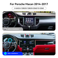 Radio Multimedia para Auto ZWNAV con Pantalla de 12.3 Pulgadas, Android 15, GPS, Navegación para Porsche Macan 2014-2017, WiFi, 4G, 8 Núcleos, Monitor, Reproductor de Auto