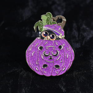 Pabrik Pin Enamel Keras Logam Tanpa Minimum Pemesanan, Pin Enamel Glitter Kustom - Product Image 3