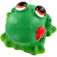 Vente en gros de grenouille en mousse pu jouets anti-stress jouets pour enfants grenouille en mousse PU jouets spongieux à montée lente pour animaux