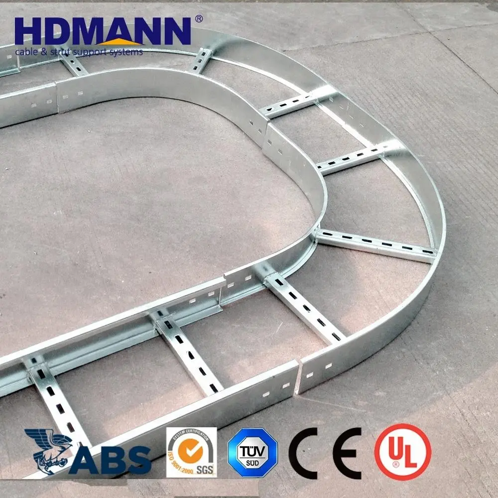 Frp Cable Tray Ladder Galvanized Cable Ladder Cable Tray Size Accessories and Fittings