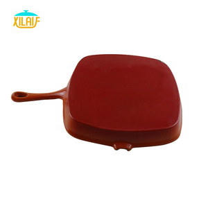 Nhà máy giá tốt nhất bán men gang không dính vuông bít tết <span class=keywords><strong>Pan</strong></span> Frying <span class=keywords><strong>Pan</strong></span> BBQ vỉ nướng tấm nướng <span class=keywords><strong>PAN</strong></span> - Product Image 4