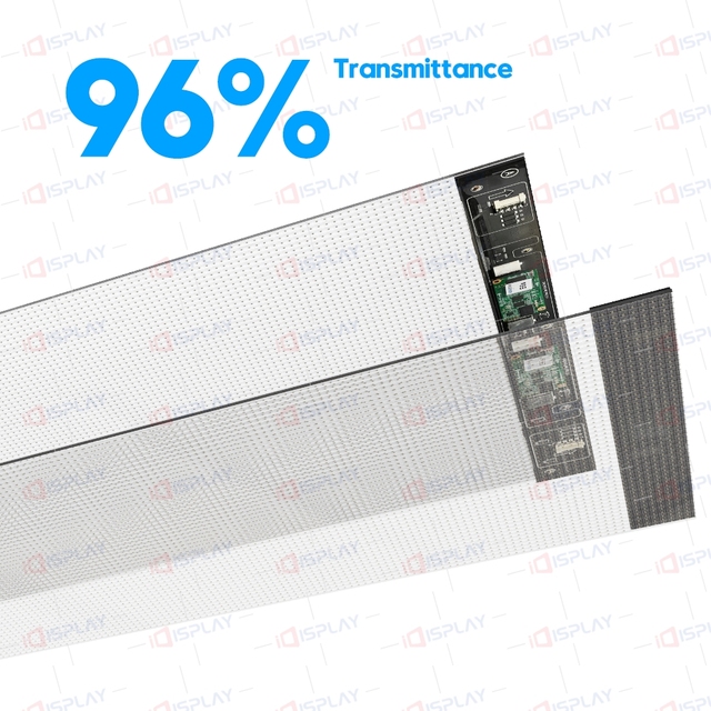 Transparent Led Film Display Screen Shopping Mall windows Glass Led Flexible Crystal Film Screen Outdoor Indoor Advertise Screen
