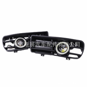 Volkswagen Golf 4MK4 Fog <b>Light</b> Grille Kit Led Blue Lens Retrofit 1999-2004 Lower Grille Set - Product Image 2