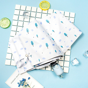 Paraguas de Viaje Compacto de Estilo Americano de 21 Pulgadas, Plegable en 3 Secciones, Apertura y Cierre Automático, Impresión Personalizada al por Mayor - Product Image 3