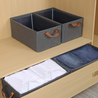 Boîte de rangement pliable en tissu Oxford 600D, séparateur de vêtements peu encombrant, organisation de la garde-robe, 20-35L