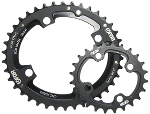 Plateau de pédalier ovale de précision pour VTT E2-03, Plateau de pédalier 2X 104 BCD pour VTT, en aluminium 7075 36T 22T, pièce fiable - Product Image 1
