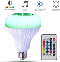 La meilleure musique contrôlée Led musique ampoule lumière haut-parleur Pc Oem 80 prix ampoules Led à Dubaï Smd 70 Elexa Led 80 W 10000