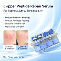 Peptide de cuivre bleu GHK-CU50 en poudre lyophilisée pour le commerce extérieur, haute pureté, raffermissant, traitement OEM