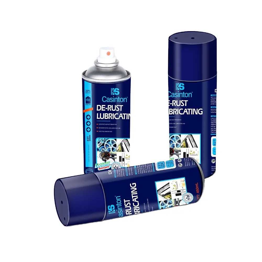 Anti-óxido Proteger el cuidado y mantenimiento del automóvil Aerosol líquido Aerosol Silicona Coche Desóxido Lubricante Spray