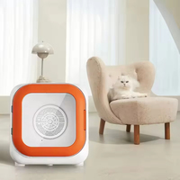 Séchoir automatique de luxe écologique pour chats et petits chiens, ultra silencieux avec contrôle intelligent de la température et séchage à 360°