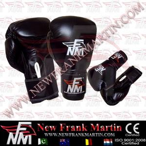 NFM Gants de boxe personnalisables pour enfants Kickboxing Muay Thai Fitness MMA Sparring Training OEM ODM Logo Print Made Quty Leather - Product Image 2