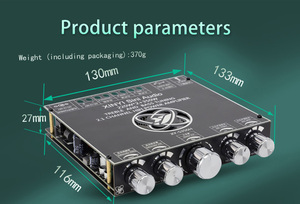 บอร์ดแอมพลิฟายเออร์ซับวูฟเฟอร์ XY-S350H TPA3251 220WX2+350W บลูทูธ 5.0 แอมพลิฟายเออร์เสียงสเตอริโอ 2.1 แชนแนล บอร์ดแอมพลิฟายเออร์เบส - Product Image 6