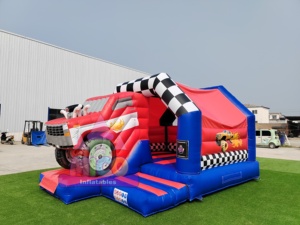 Château gonflable commercial avec toboggan, en bâche PVC, sol antidérapant, pour <span class=keywords><strong>jardin</strong></span>, parc d'attractions pour enfants, événements - Product Image 6