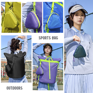 Bolsa de Almacenamiento Portátil, Ligera, Plegable, con Forma de Triángulo, para Deportes al Aire Libre, Viajes, Gancho de Mosquetón, Organizador Colgante para Zapatos - Product Image 4
