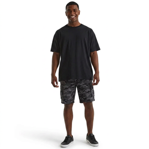 เสื้อยืดพิมพ์ลาย OEM ขายดี สำหรับผู้ชาย ทรงหลวม ไหล่ตก ผ้าหนา คอกลม แฟชั่น ระบายอากาศได้ดี เสื้อยืดแบบสั่งทำได้ 男女兼用 - Product Image 1