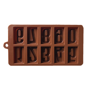 Silicone Number <b>Mold</b> 0-9 Chocolate <b>Molds</b> For Cake Decorating Dessert Tools - Product Image 4