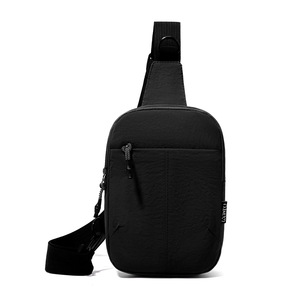 Fashionable Unisex Vintage Minimalist Water-Resistant Sling <b>Bag</b> Multi-Pocket Outdoor Chest <b>Bag</b> For Running - Product Image 1