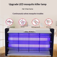 Lampe anti-moustiques commerciale UV électrique, tapette à moustiques murale, lampe tue-mouches, capture collante, nettoyage instantané