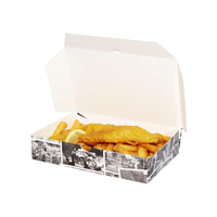 Boîte à emporter sur mesure Yilucai, boîte d'emballage en papier pour frites et poisson