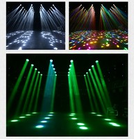 Projecteurs LED Par RGB 350W (7x50W) COB pour Scène, Style Rétro, avec Contrôle DMX512/Activé par le Son, Blanc, pour Concerts, Fêtes et Événements