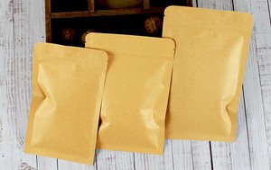 ถุงซิปล็อคกระดาษคราฟท์ปิดผนึกสามด้านถุงอลูมิเนียมชุบภายในถุงปิดผนึกความร้อนถุงบรรจุภัณฑ์อาหารสำหรับชาผงขนมขบเคี้ยว - Product Image 6