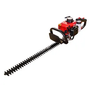 Hedge Trimmer 25.4cc Double Blade Handy Gasoline Pole Gasoline Hedge Trimmer Grass Machine