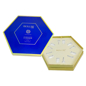 Boîte d'emballage cadeau rigide magnétique personnalisée recyclable <span class=keywords><strong>avec</strong></span> insert en mousse EVA, doublure en éponge de marque WALKIN PRINTING, dorée - Product Image 6