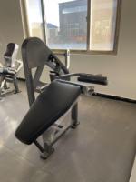 Banc plat de musculation haut de gamme pour salle de sport, machine à développé pectoral avec plaques de poids, entraînement de force pour les bras, développé couché assis de qualité supérieure
