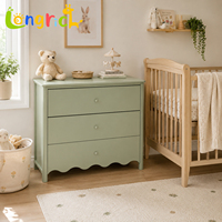 Commode bébé moderne en bois avec 3 tiroirs, armoire de rangement pour chambre de bébé