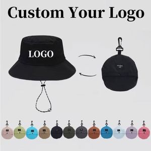 Sombrero de Pescador con Protección Solar Anti-UV, Logotipo Personalizado, Impermeable, Gorra de Pesca, para Verano, Camping, Senderismo, Montañismo, con Bolsillo de Almacenamiento - Product Image 2