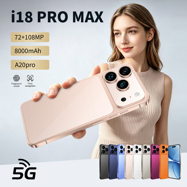 2026 18ProMax  Unlocked Global Version LTE 5G Octa Core Smartphone 1TB 6.9Inch OLED 120Hz Android 15 108MP French
