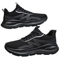 Chaussures de sport respirantes pour hommes, personnalisées, avec faible MOQ, baskets en maille à lacets, chaussures de course amortissantes pour la vente en gros