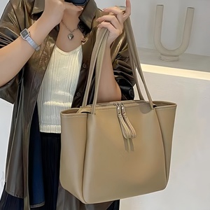 Fashion Quality Women's PU Leather Tote <b>Bags</b> Zipper Closure Custom Pattern Daily Use Medium/<b>Large</b> Size Brand Tenniko DC1219 - Product Image 2