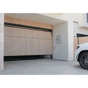 <span class=keywords><strong>Porte</strong></span> <span class=keywords><strong>de</strong></span> <span class=keywords><strong>garage</strong></span> industrielle sectionnelle double en acier pour <span class=keywords><strong>deux</strong></span> voitures et portes piétonnières pour maison résidentielle, modèle nord-américain - Product Image 6