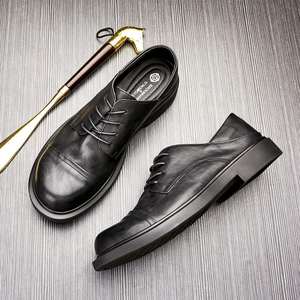 Zapatos Monk de Cuero Aurora para Hombre - Cuero Suave, Antideslizantes, Calzado Casual de Moda Retro - Product Image 2