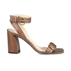 Nouveau design bout ouvert serpent lignes Femmes sandales à talons hauts robe de mariée talons chunky chaussures boucle De Ceinture Rosée à talons pour dames - Product Image 2