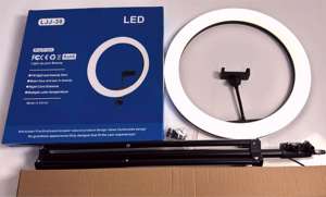 Portable <span class=keywords><strong>16</strong></span> pouces LED Selfie photographie lumière de remplissage lampe à distance avec trépied réglable et support de téléphone pour <span class=keywords><strong>Tik</strong></span> <span class=keywords><strong>Tok</strong></span> vidéo en direct - Product Image 4