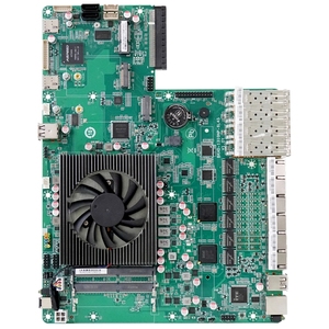 Fabricante 2U Rack-Mount Soft Router Intel Atom C3758 Octa Core 10Gb SFP + Fibra 6Lan pfSense Ubuntu CentOS OpenWrt <span class=keywords><strong>Firewall</strong></span> - Product Image 2
