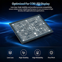 PCB HDI COB AC-P0.93 Personalizado - Tecnología de Microvia de Vía Ciega Multicapa, Circuito de Línea Fina, Perforación Láser, Superficie ENIG de 3.5mil