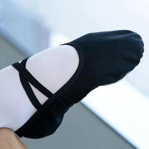 Chaussons de <span class=keywords><strong>danse</strong></span> de ballet roses pour femmes, en toile extensible Performa, à semelle fendue, pour filles - Product Image 6